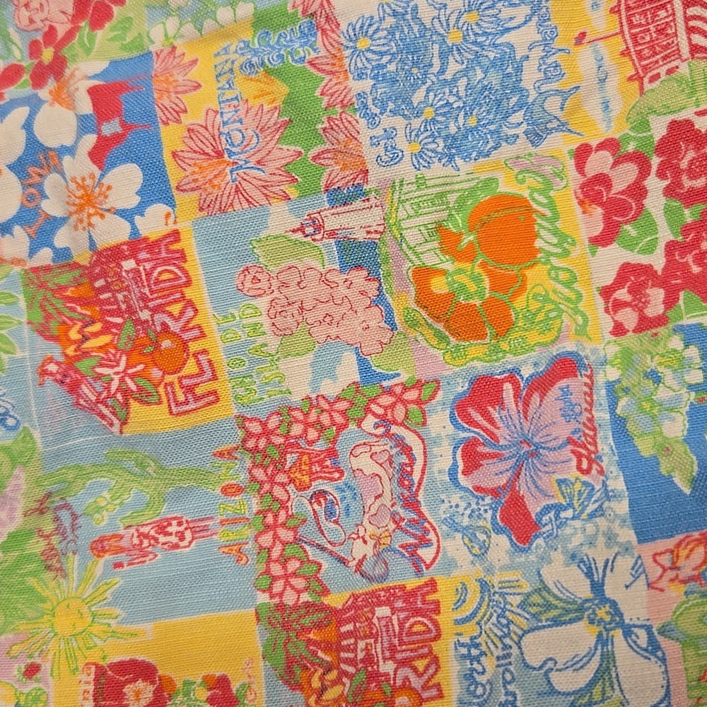 Lilly Pulitzer Multicolor Patchwork Women's Short… - image 3